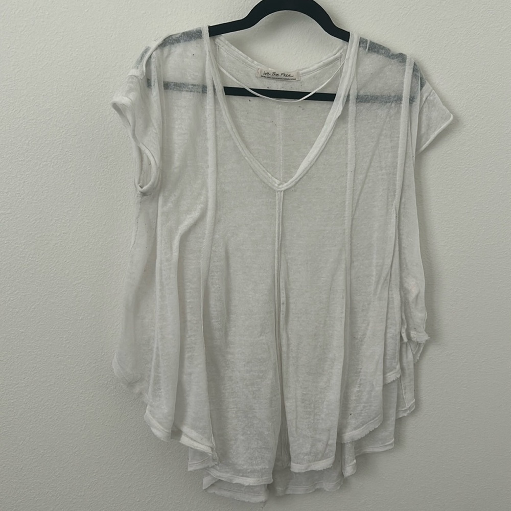 Free People Oversized V Neck